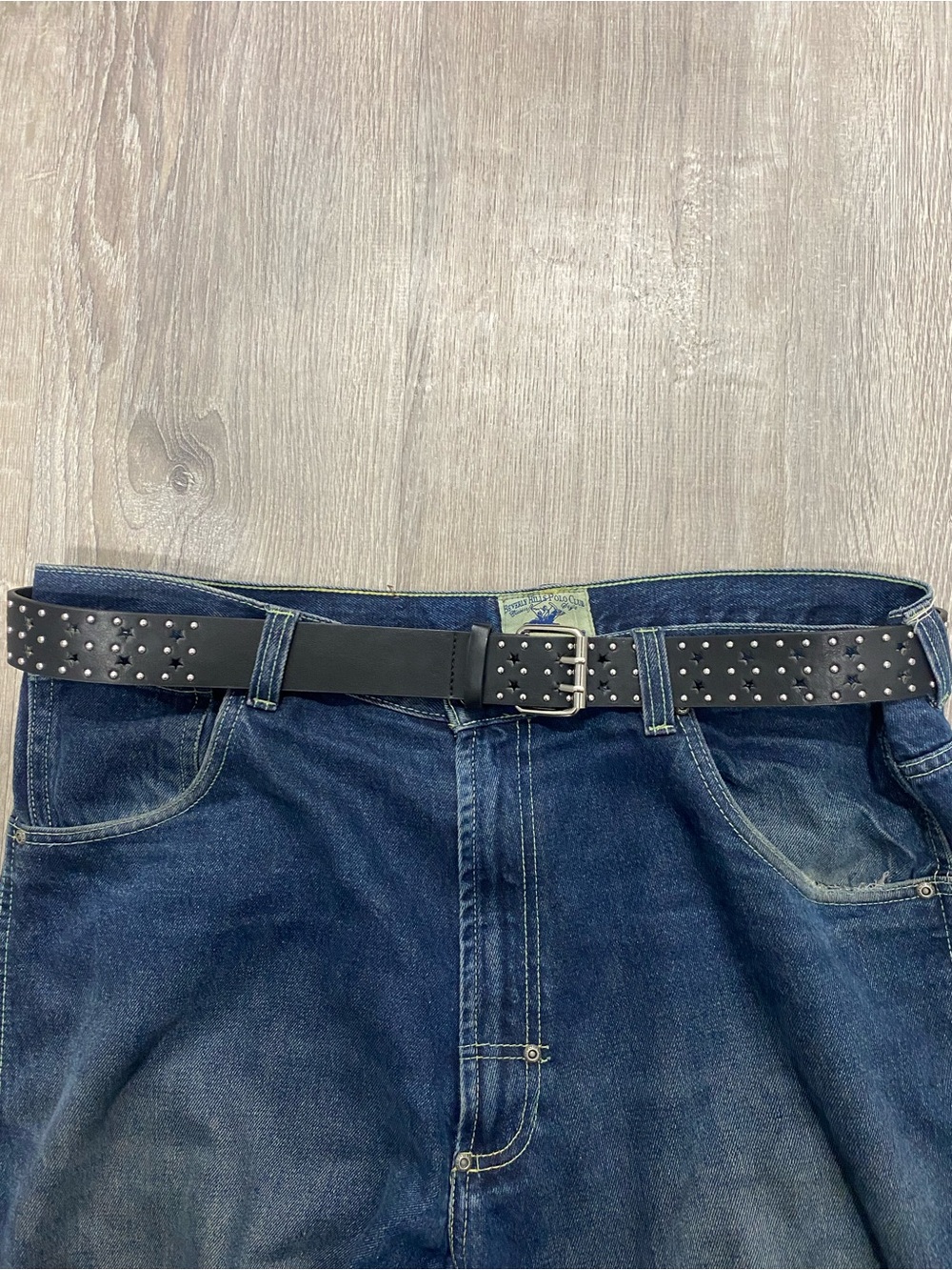 Studded Black Belt